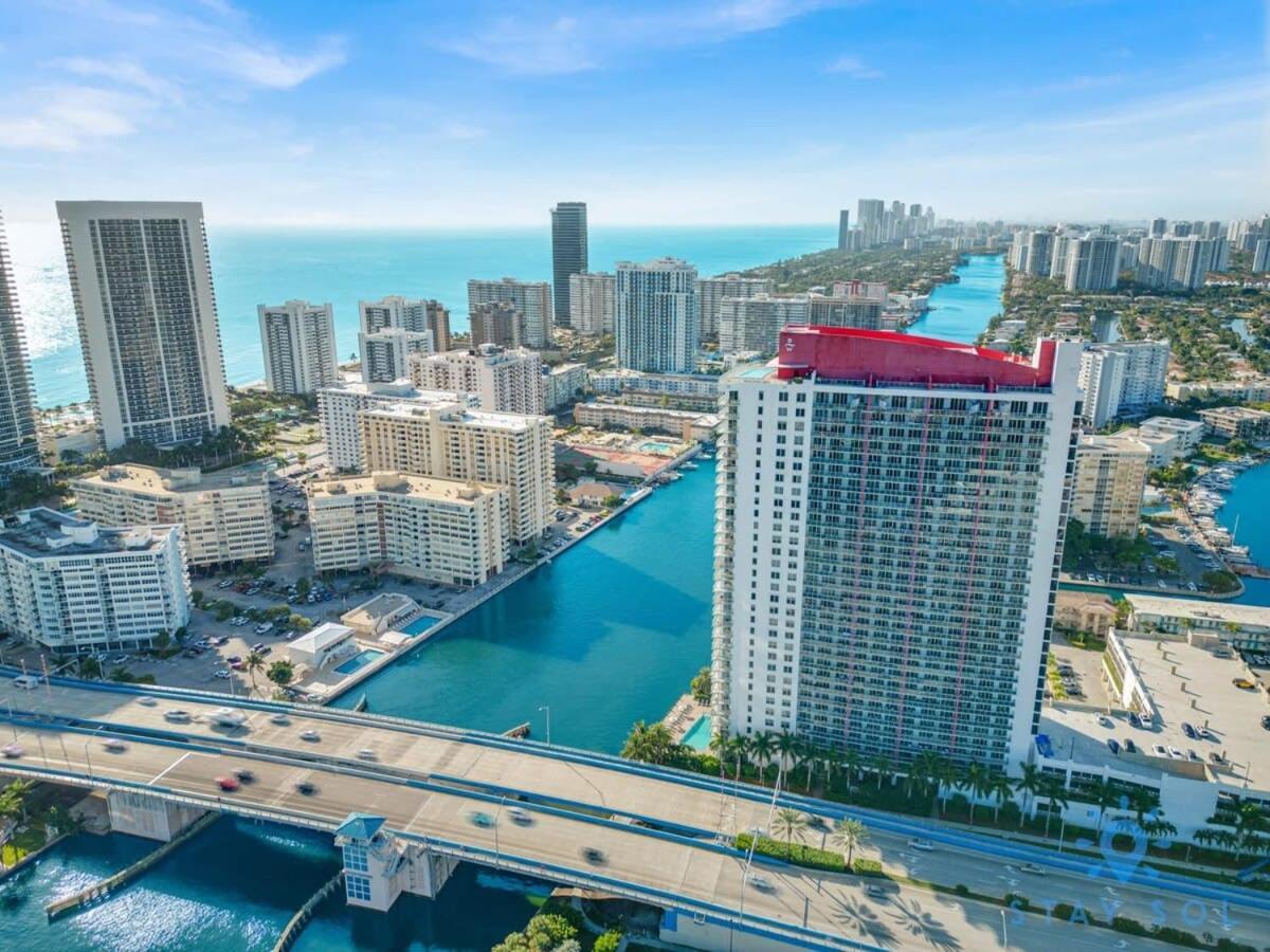 Infinite Views, Amazing Pool, Gym, Near Beach Hallandale Beach Exteriör bild